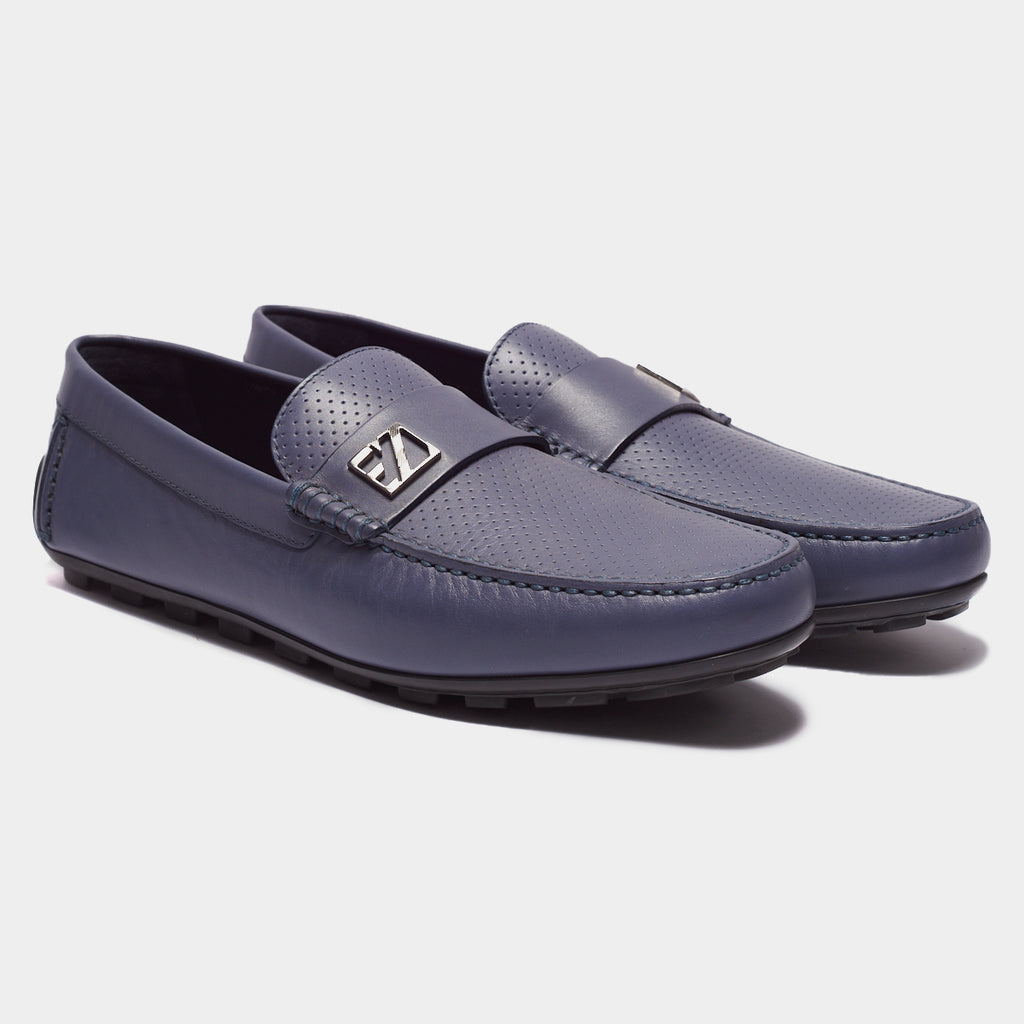 Mocasines Azul Profundo Hombre E.Z.