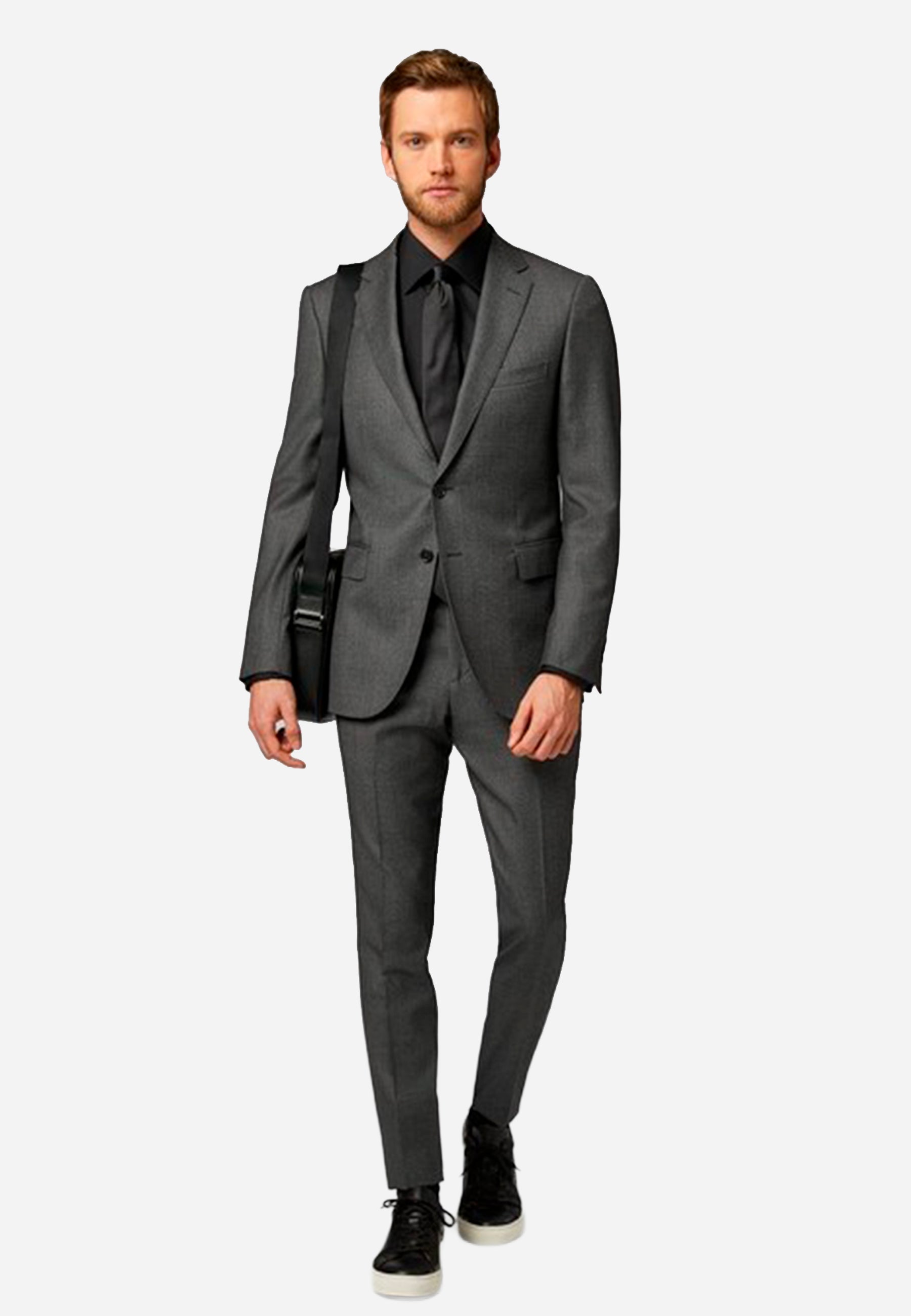 Traje Gris Lana Hombre B.M.