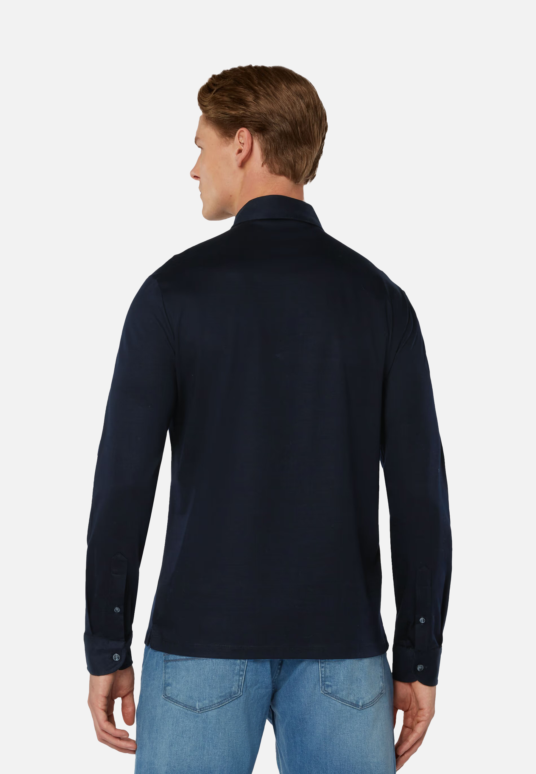 CAMISETA POLO BOGGI AZUL ALGODON T-L