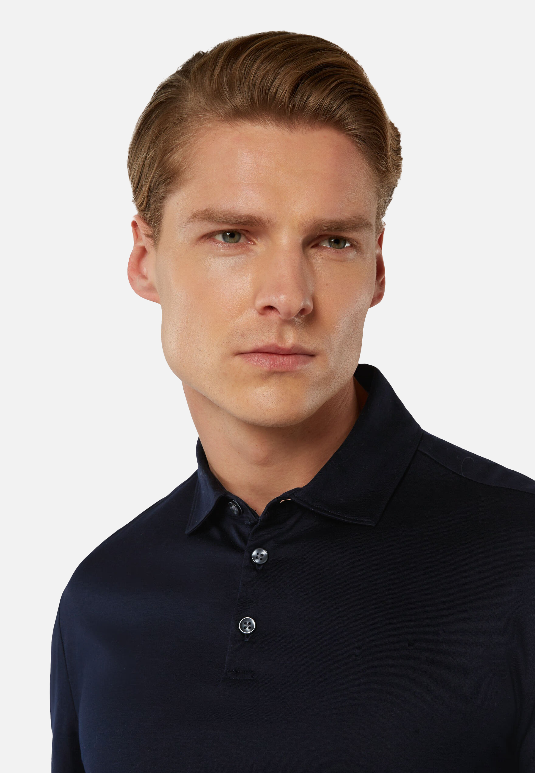 CAMISETA POLO BOGGI AZUL ALGODON T-L