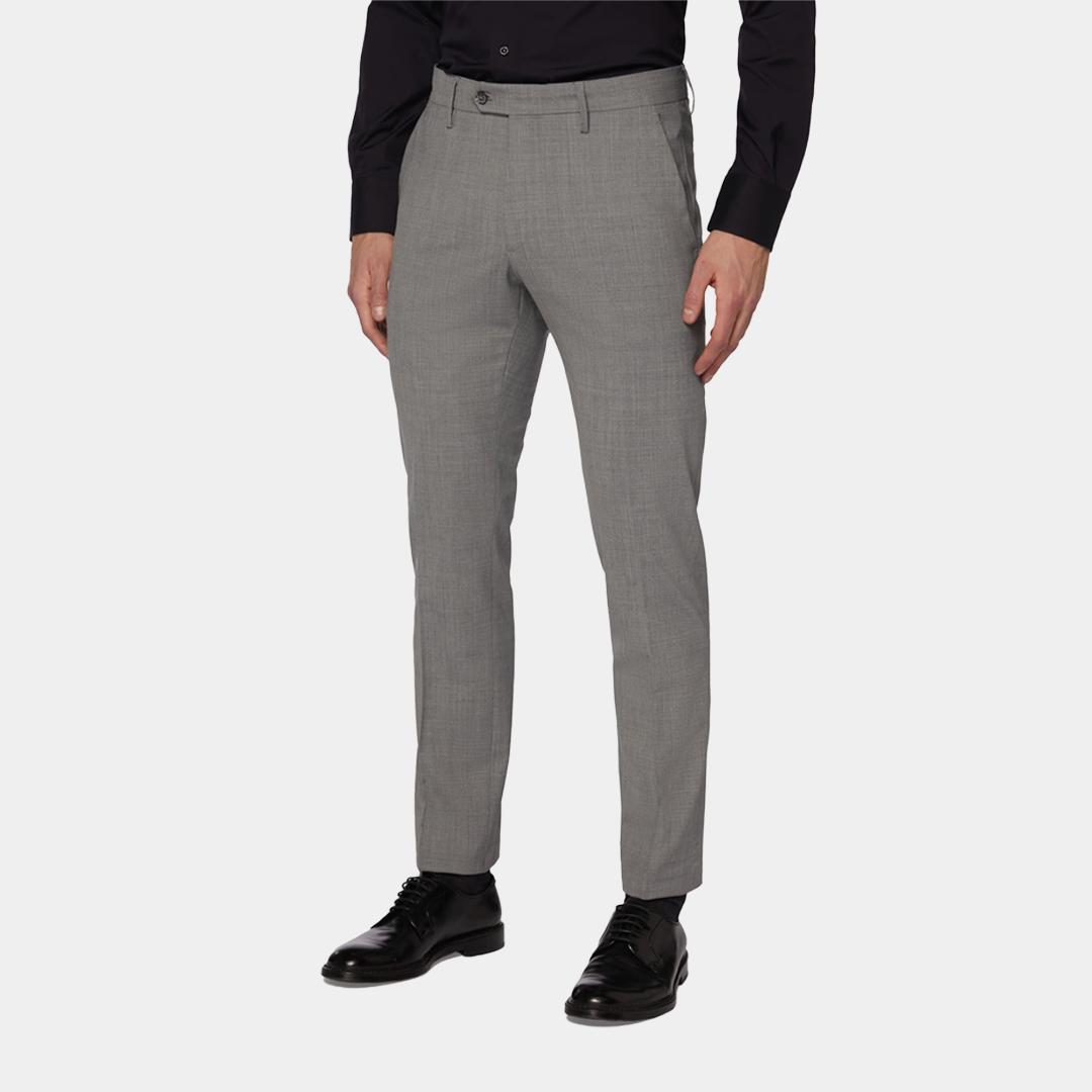 PANTALON BOGGI GRIS POLIE + LAN T-48 (21C003001)