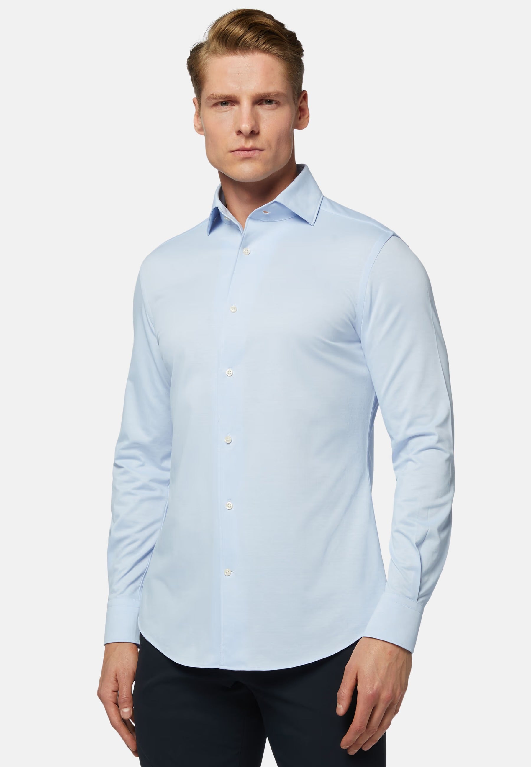 CAMISA SPORT BOGGI AZUL ALGODON T-XL