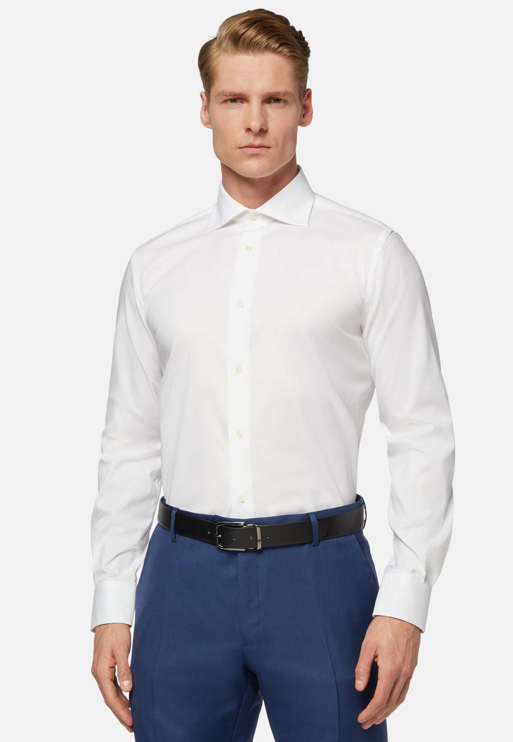 CAMISA BOGGI BLANCO ALG + ELAS T-42