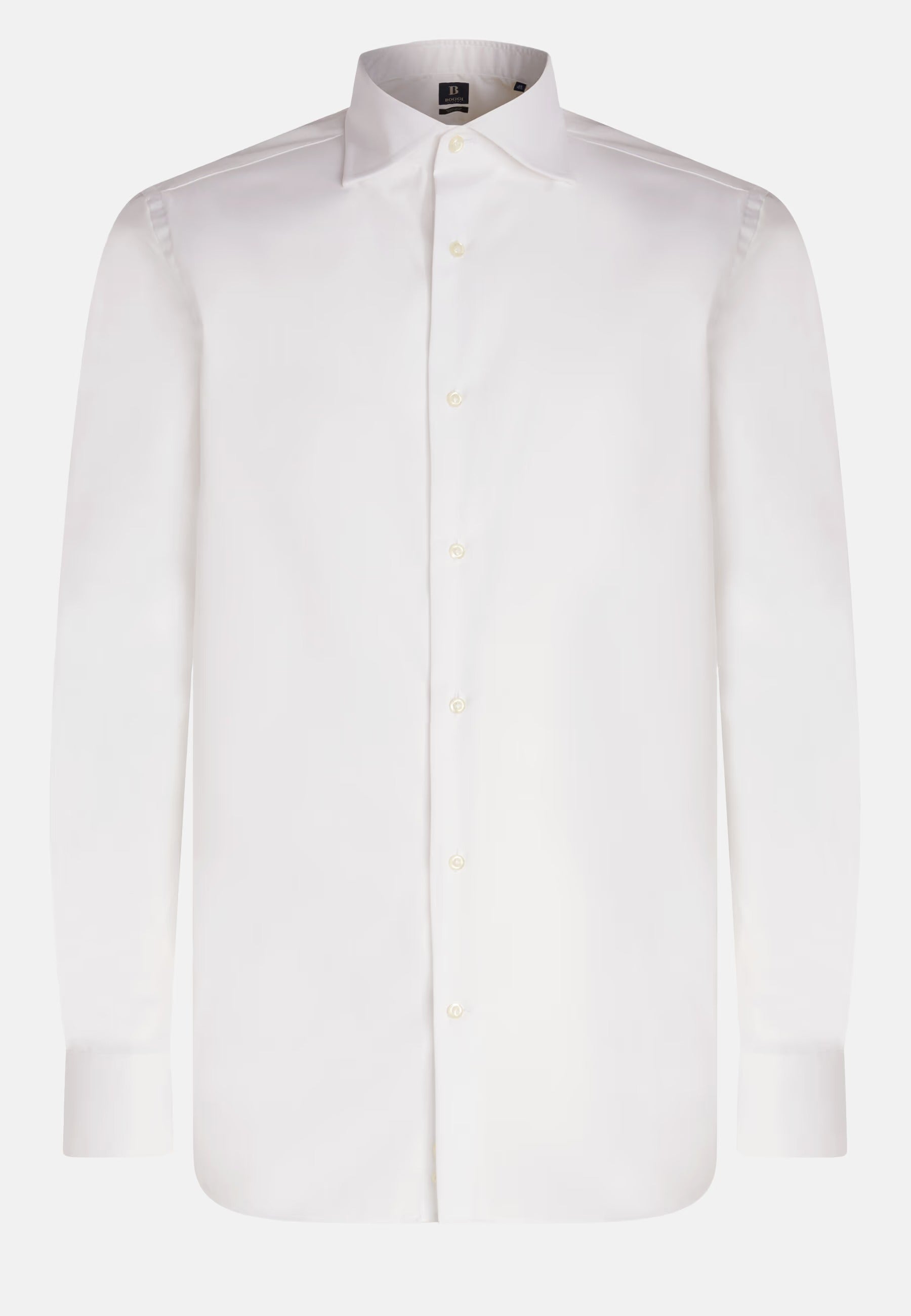 Camisa Boggi Blanca en Algodón y Elastano