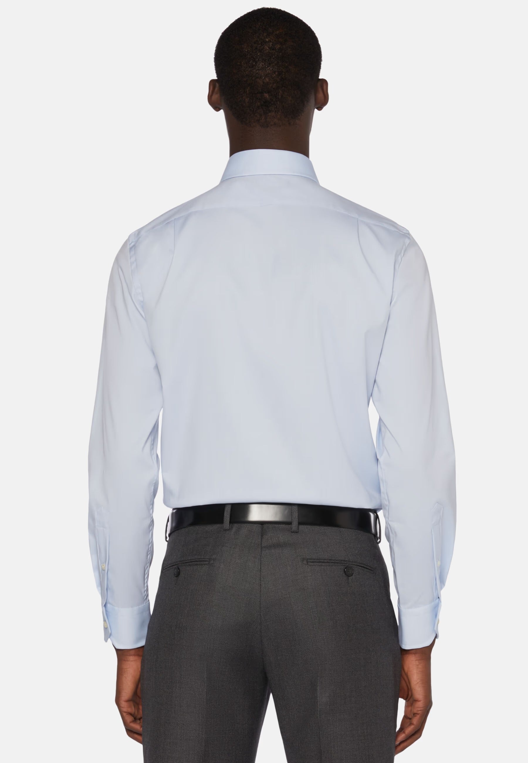 Camisa Boggi Azul en Algodón y Elastano