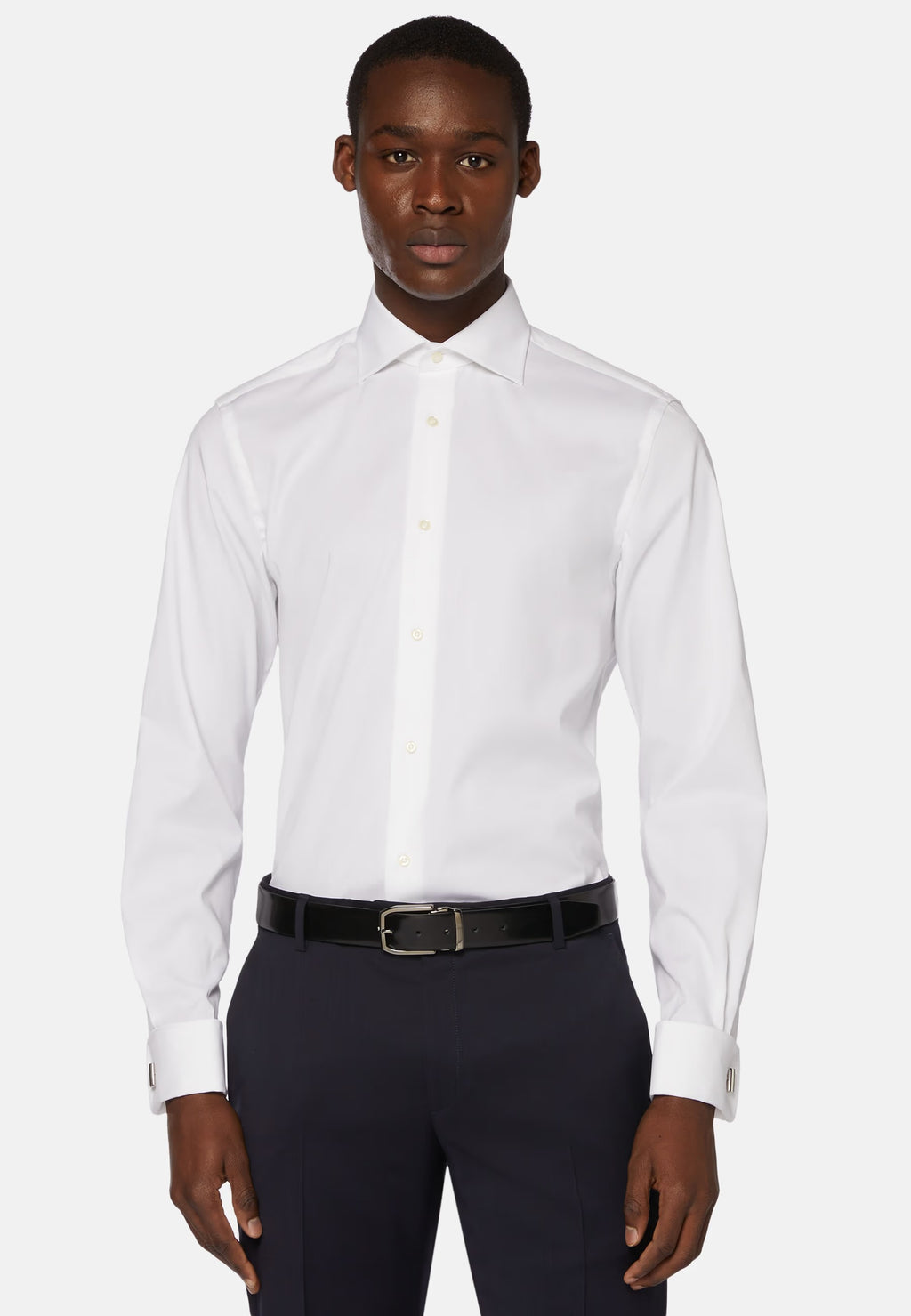 CAMISA BOGGI BLANCO ALGODON T-41