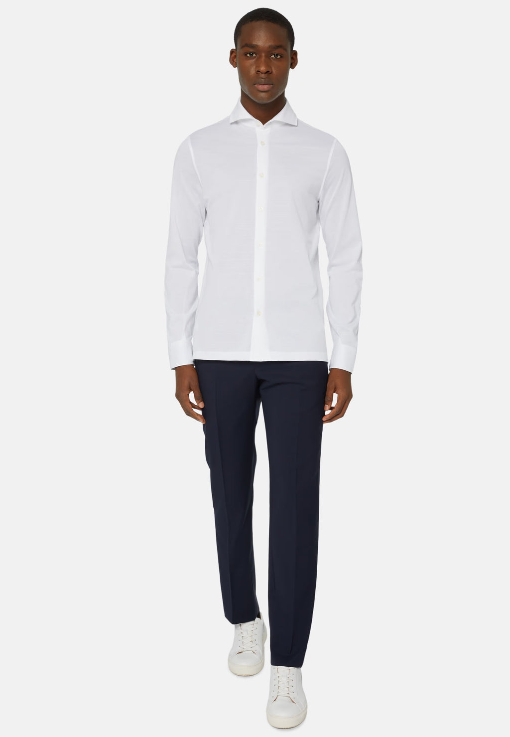 CAMISA SPORT BOGGI BLANCO ALGODON T-S(22C012401)