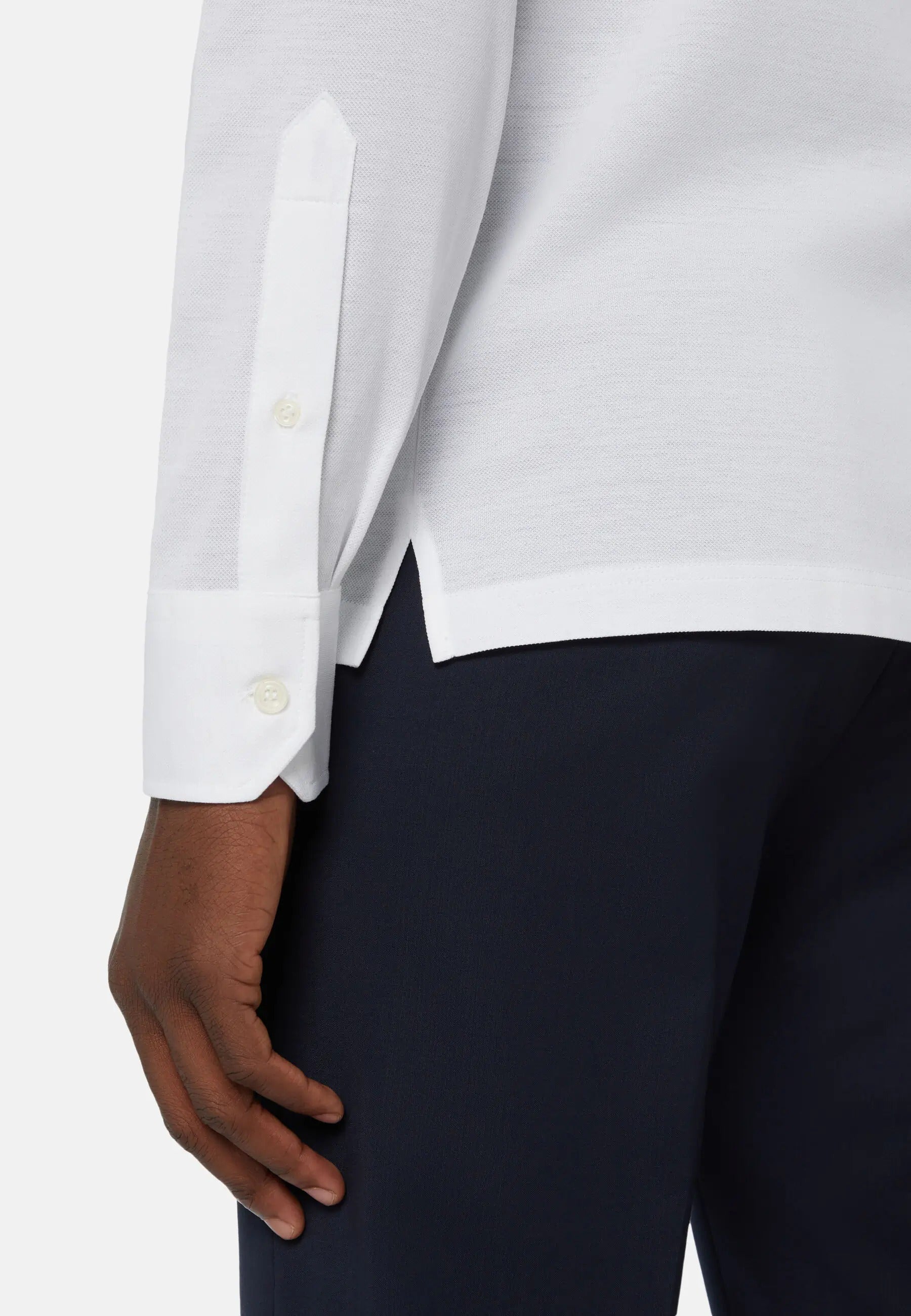 CAMISA SPORT BOGGI BLANCO ALGODON T-S(22C012401)