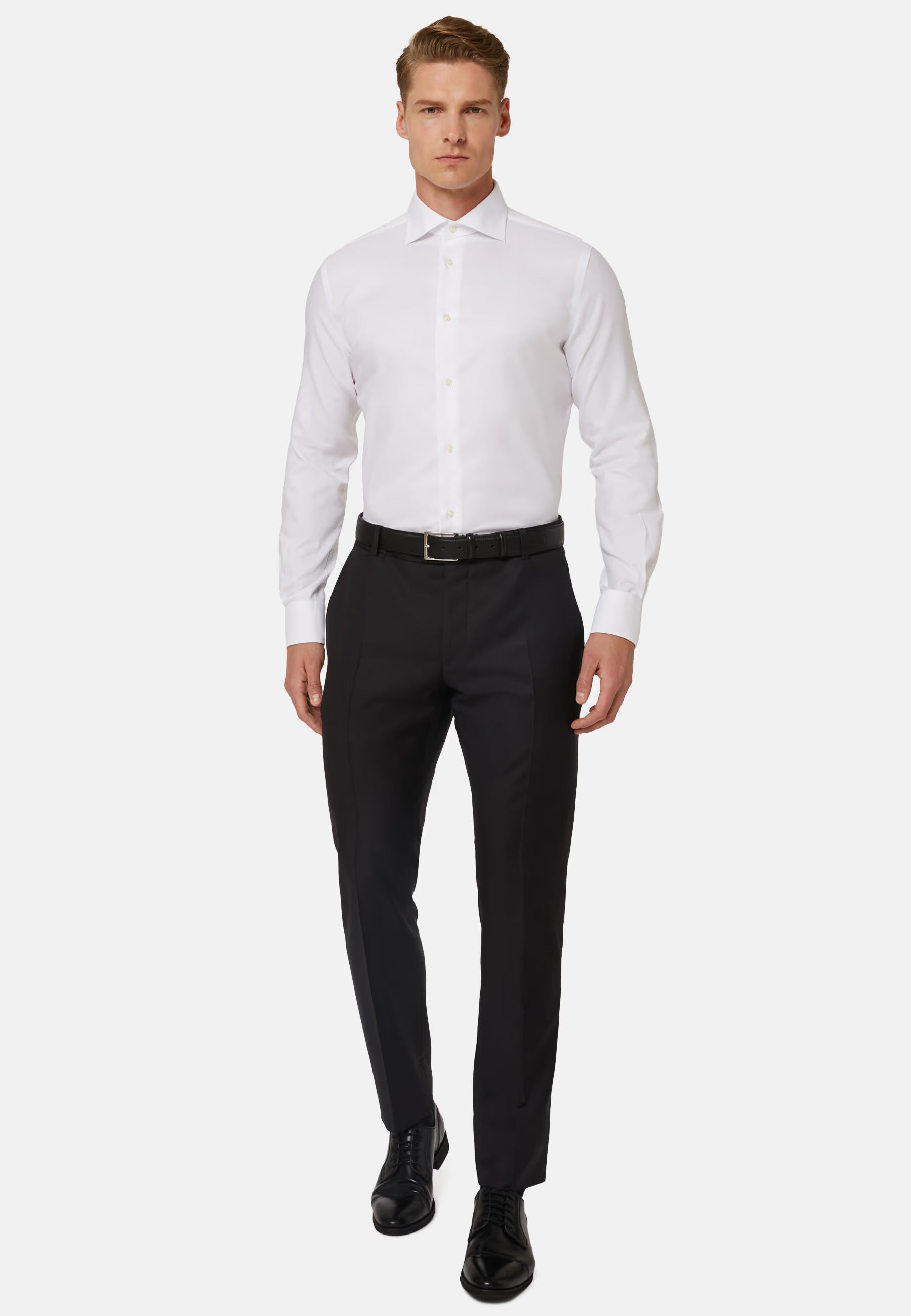 CAMISA BOGGI BLANCO ALGODON