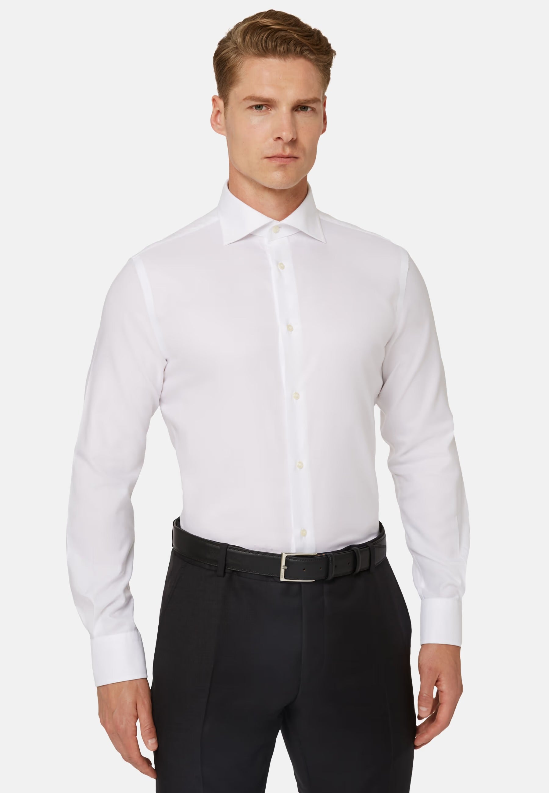 CAMISA BOGGI BLANCO ALGODON