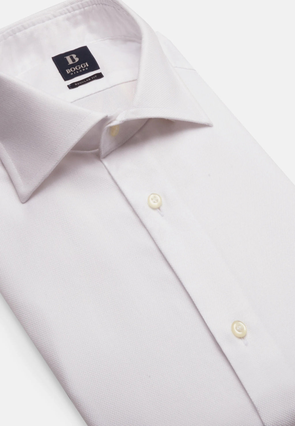 CAMISA BOGGI BLANCO ALGODON