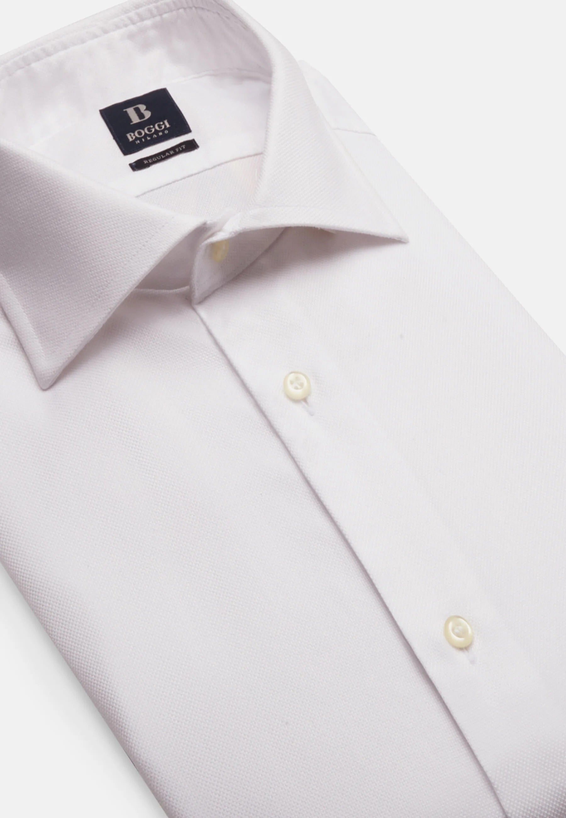CAMISA BOGGI BLANCO ALGODON