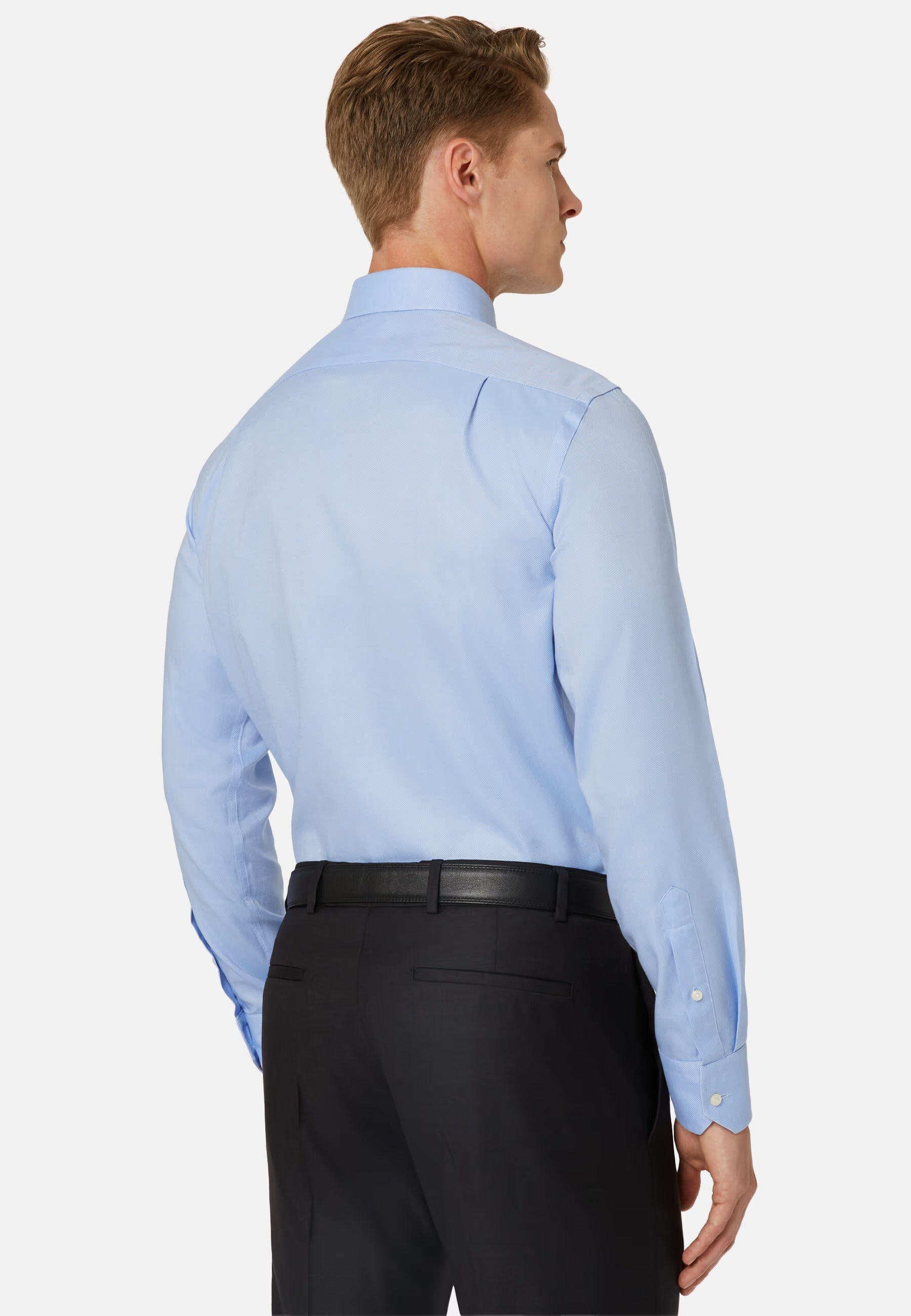 CAMISA BOGGI AZUL ALGODON T-39