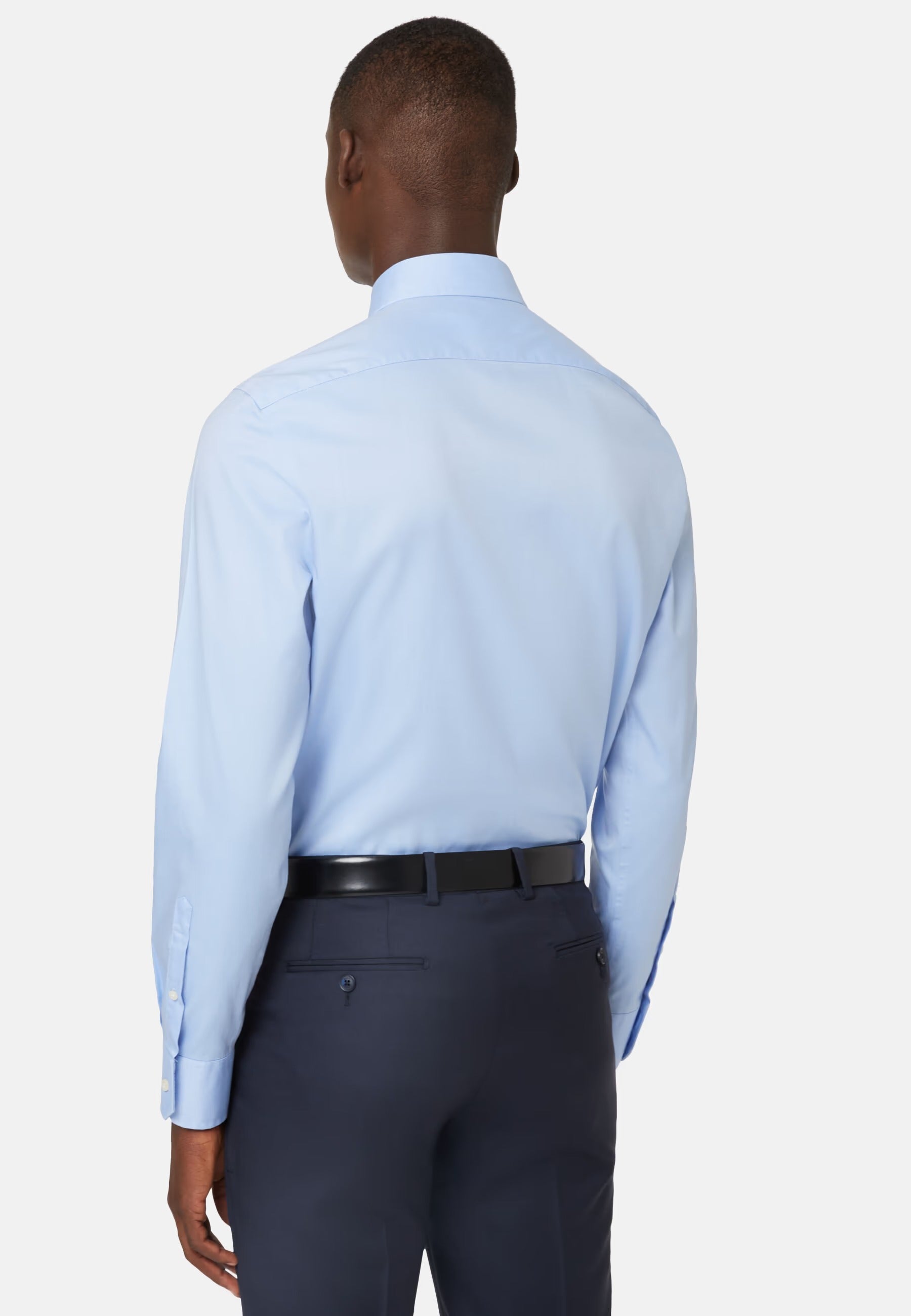 CAMISA BOGGI AZUL ALGODON T-42