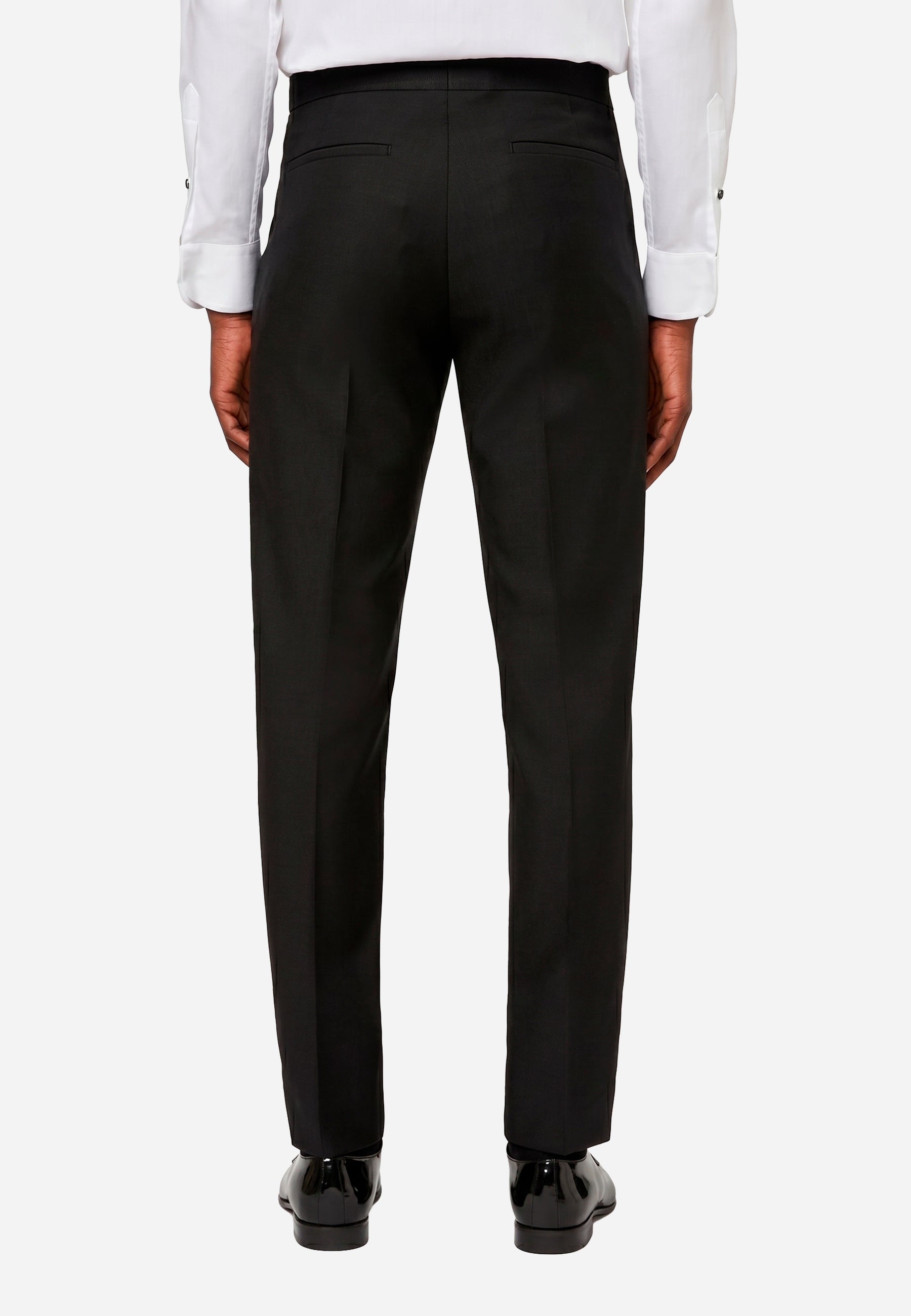 Pantalón Negro Hombre Slim Fit B.M