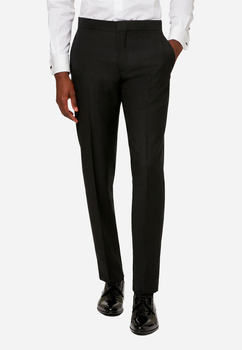 Pantalón Negro Hombre Slim Fit B.M