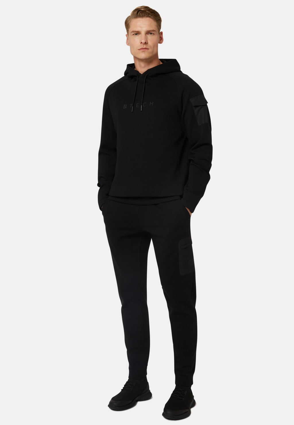 HOODIE BOGGI NEGRO ALGODON (23A002703)