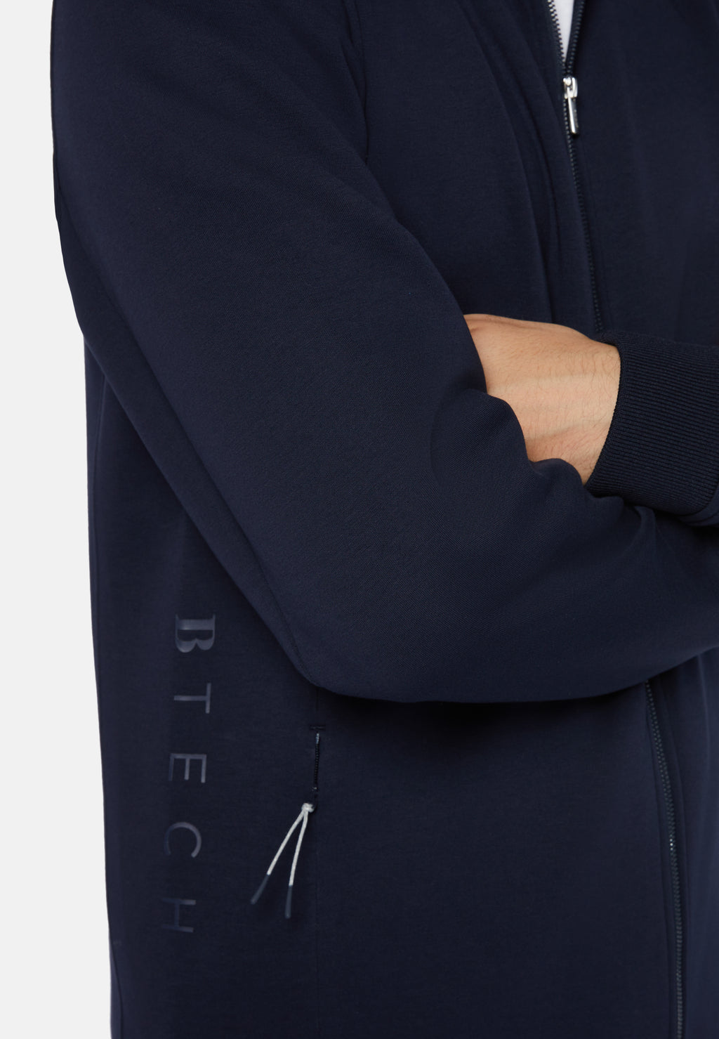 SWEAT-SHIRT BOGGI AZUL ZIP ALGODON (23A003101)