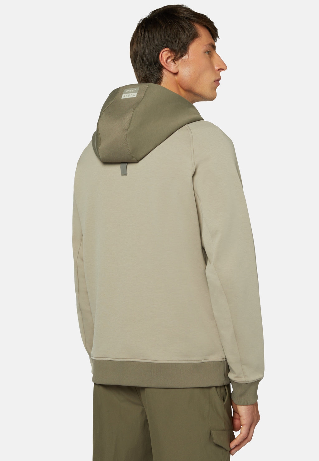 HOODIE BOGGI CAFE VERD ALGODON (23A003301)