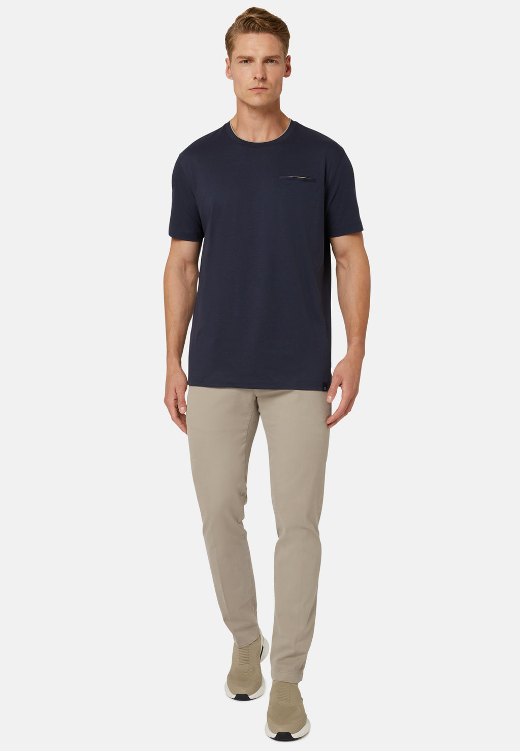 CAMISETA-TSHIRT BOGGI AZUL OSCU ALGODON (23A011502)