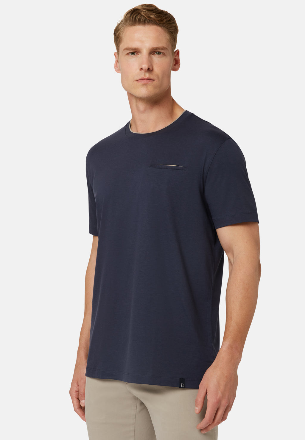 CAMISETA-TSHIRT BOGGI AZUL OSCU ALGODON (23A011502)
