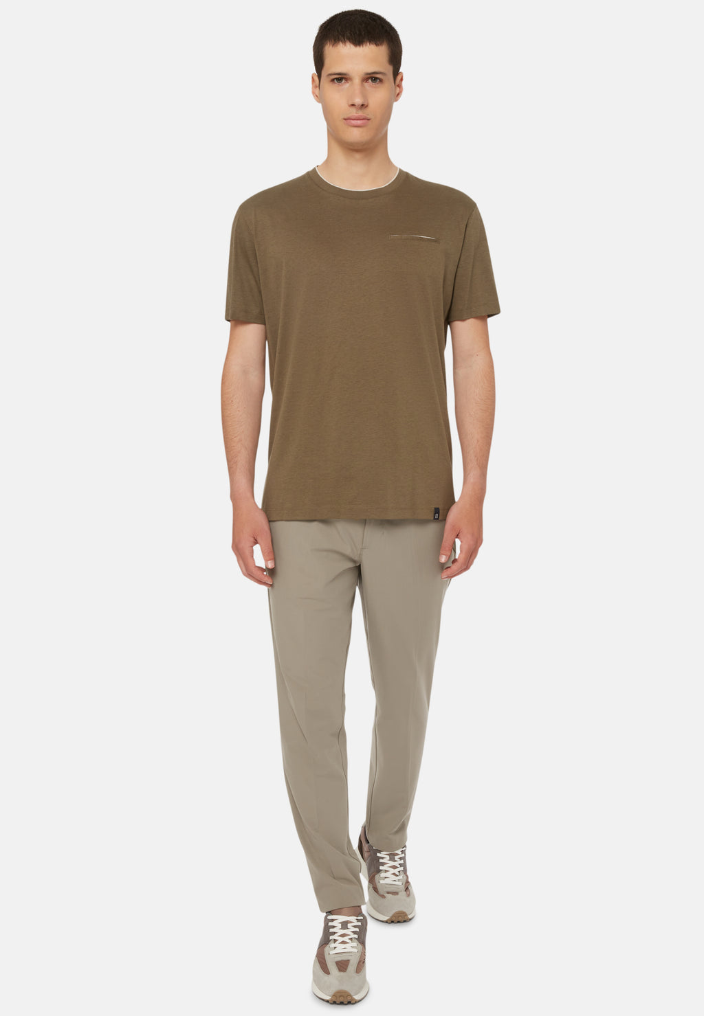 CAMISETA-TSHIRT BOGGI VERDE ALGODON (23A011504)