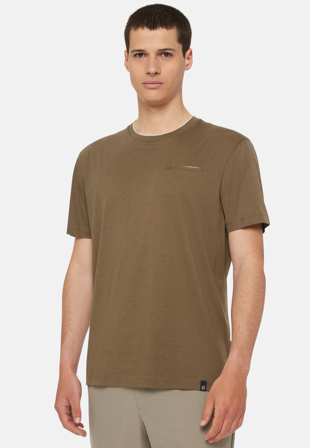 CAMISETA-TSHIRT BOGGI VERDE ALGODON (23A011504)