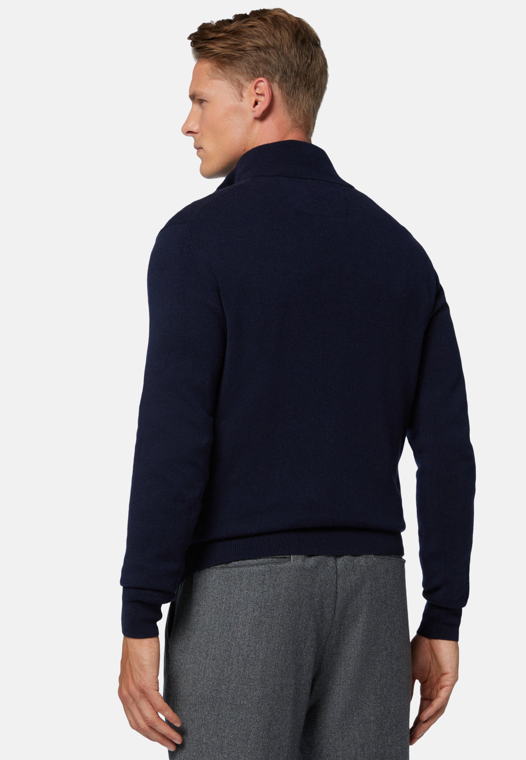 SWETER BOGGI AZUL LANA+CASHEMERE (23A026306)