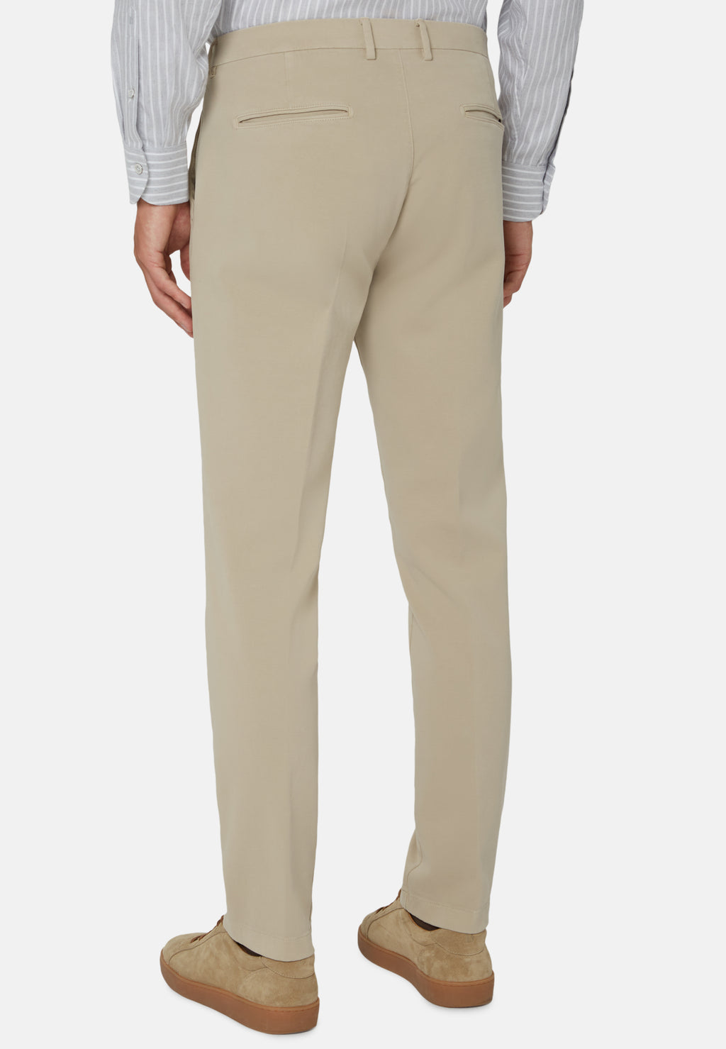 PANTALON BOGGI BEIGE ALGODON  (23A035401)