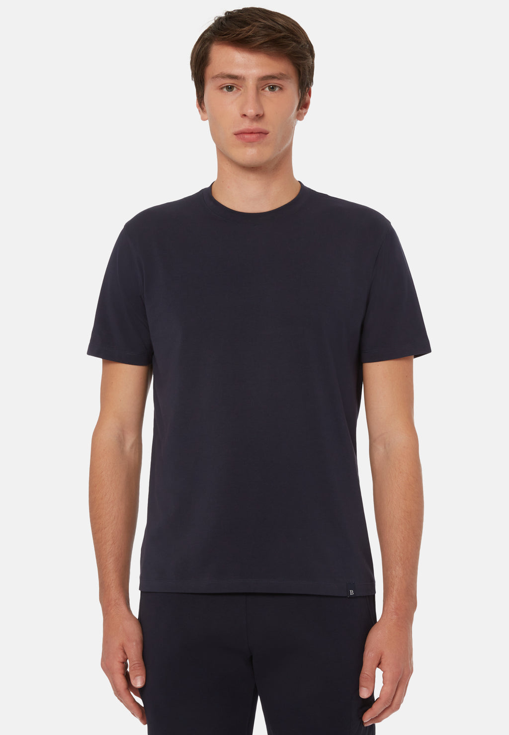 CAMISETA-TSHIRT BOGGI AZUL OSC ALGODON (23A048801)