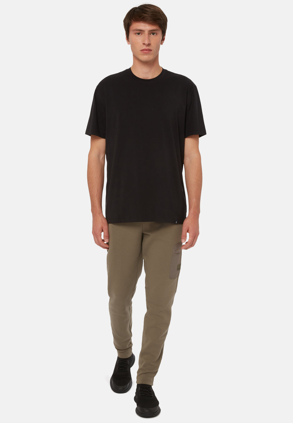 CAMISETA-TSHIRT BOGGI NEGRO  ROUND ALGODON (23A048807)