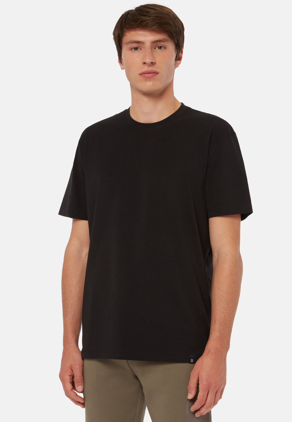 CAMISETA-TSHIRT BOGGI NEGRO  ROUND ALGODON (23A048807)
