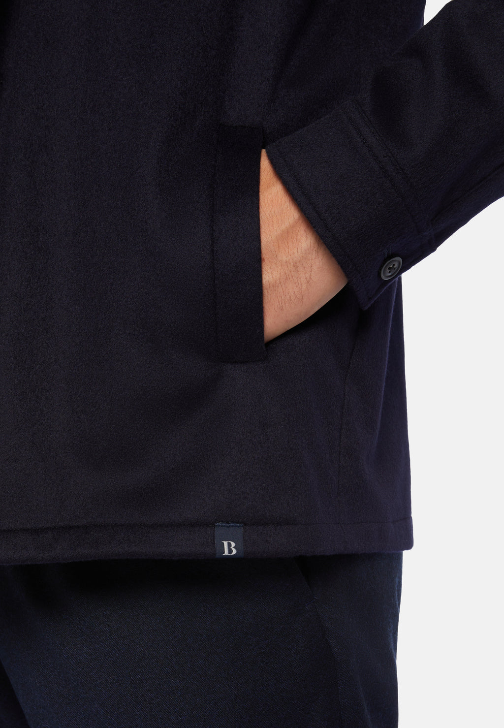 CHAQUETA BOGGI AZUL CASHIMIRE (23A049702)