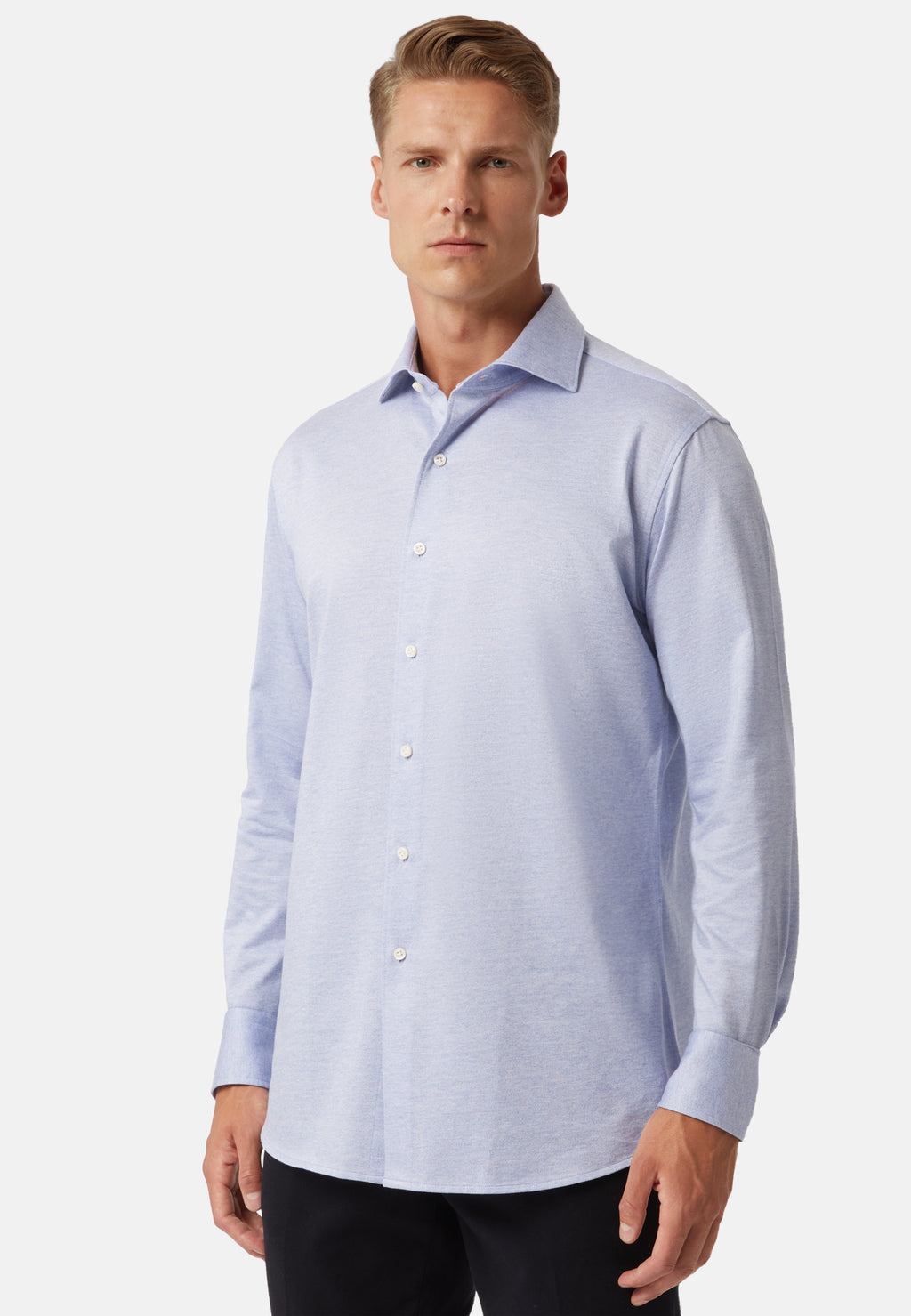 CAMISA BOGGI AZUL algodon (23A068702)