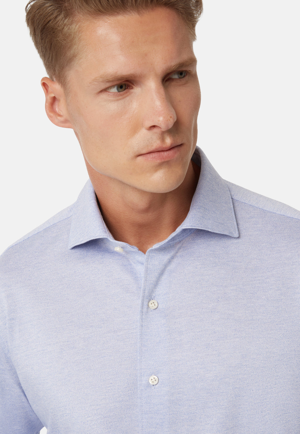CAMISA BOGGI AZUL algodon (23A068702)