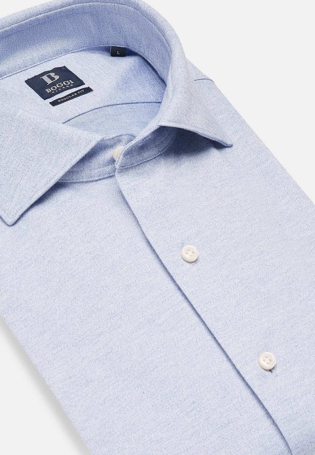CAMISA BOGGI AZUL algodon (23A068702)