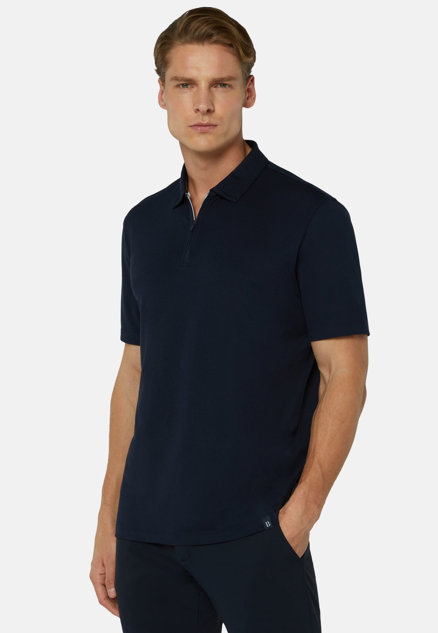 CAMISETA POLO BOGGI AZUL ALGODON (23P005206)