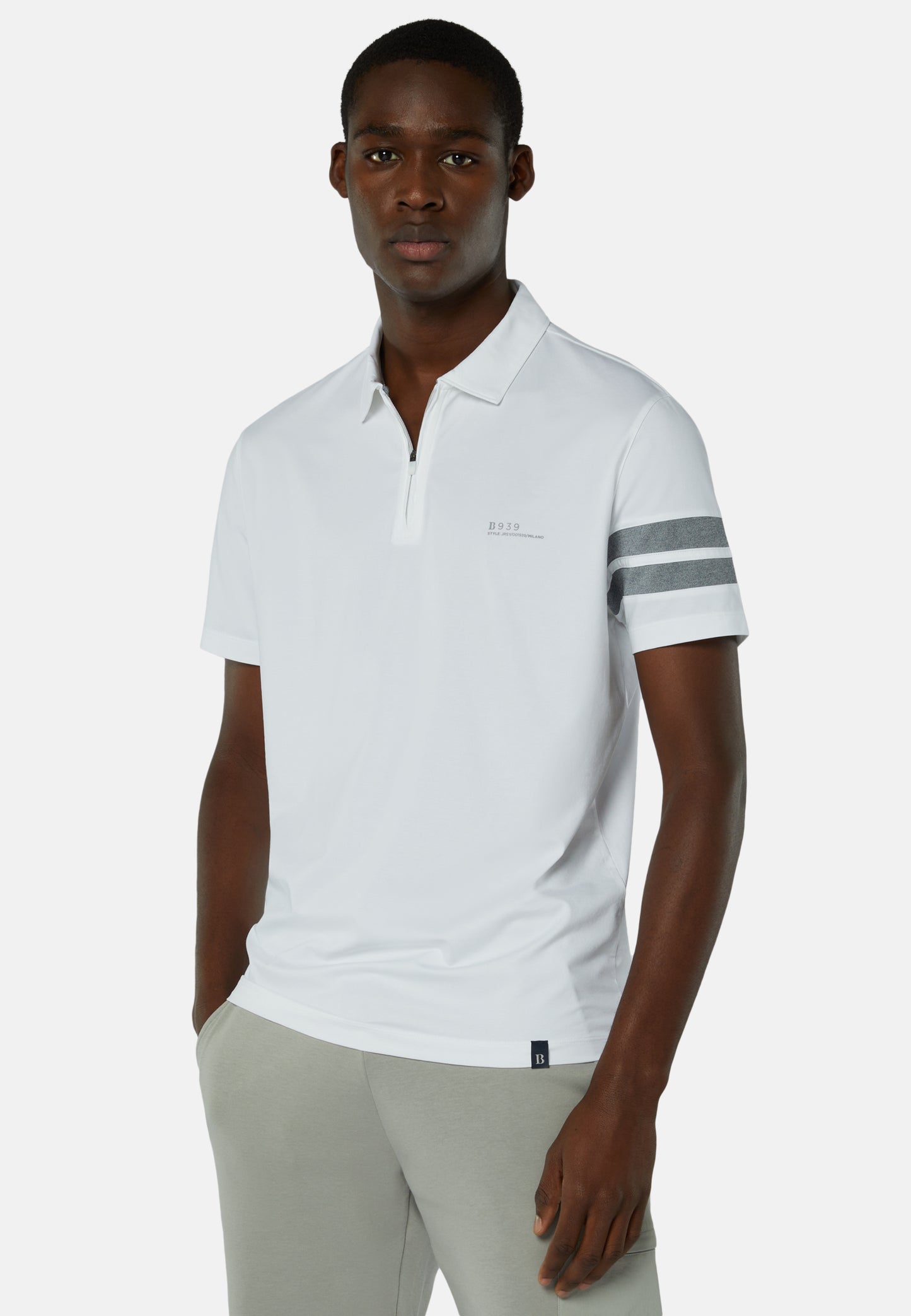 CAMISETA POLO BOGGI BLANCO ALGODON (23P005501)