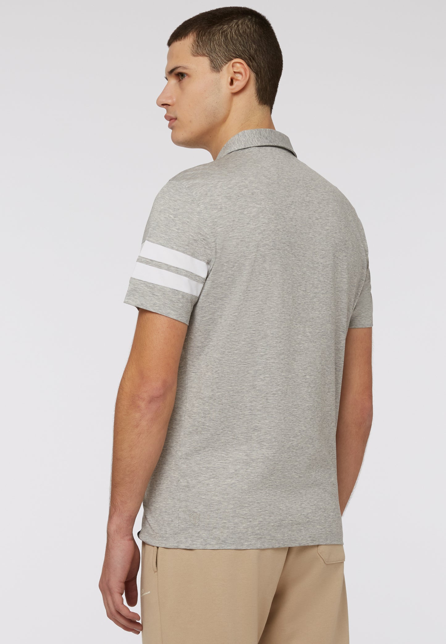 CAMISETA POLO BOGGI GRIS ALG (23P005502)