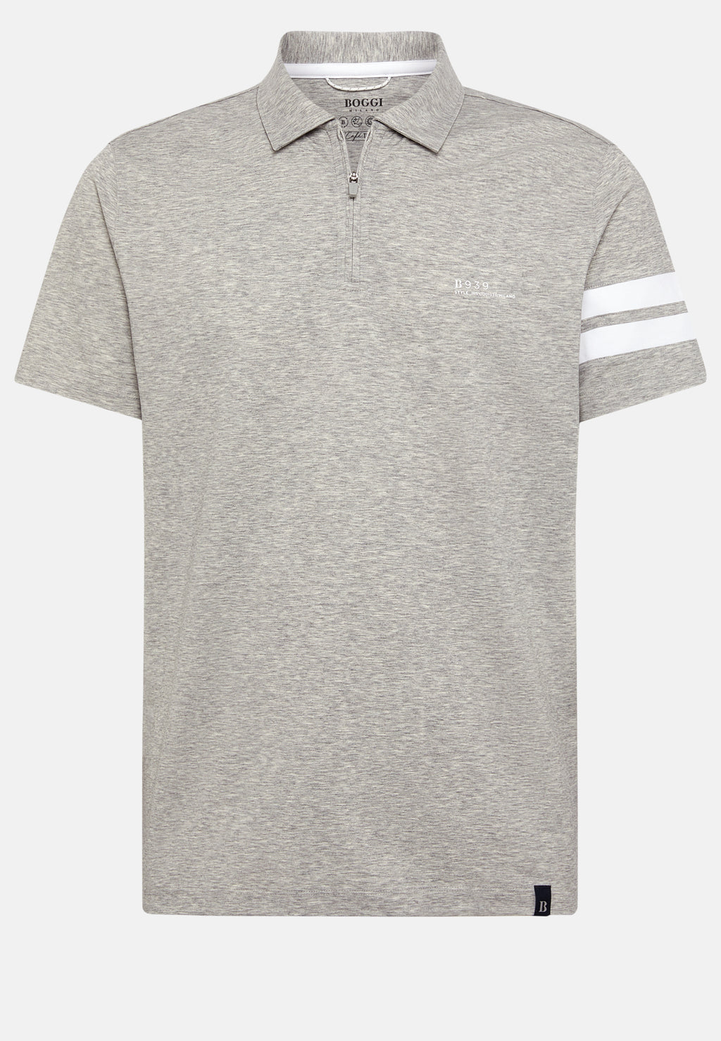 CAMISETA POLO BOGGI GRIS ALG (23P005502)