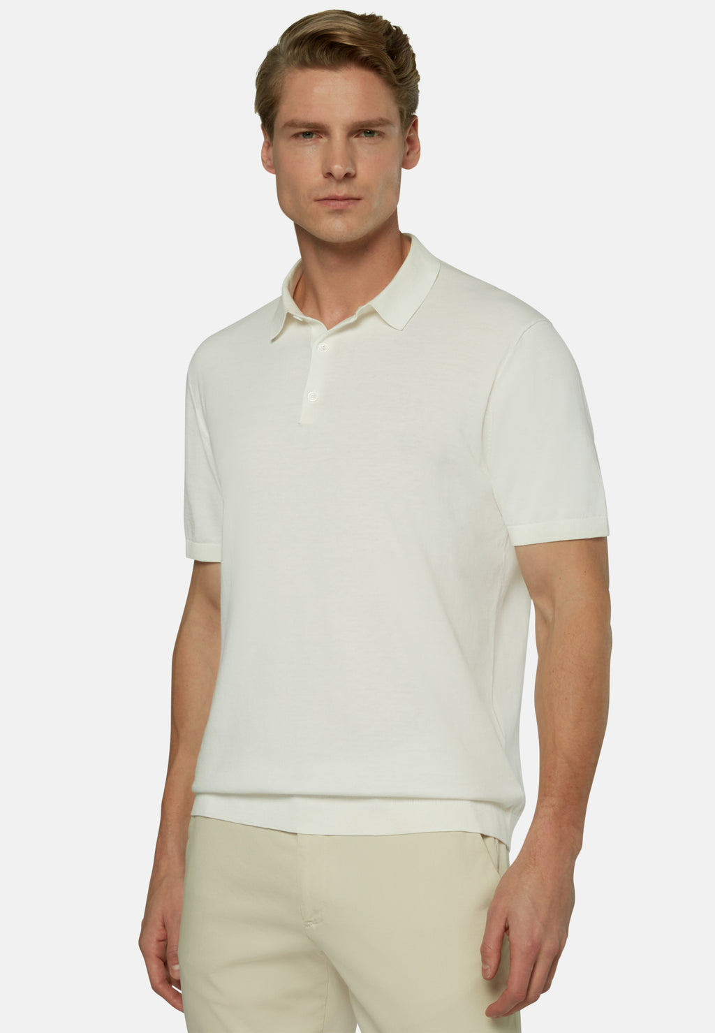 Camiseta Polo Blanca Hombre B.M.