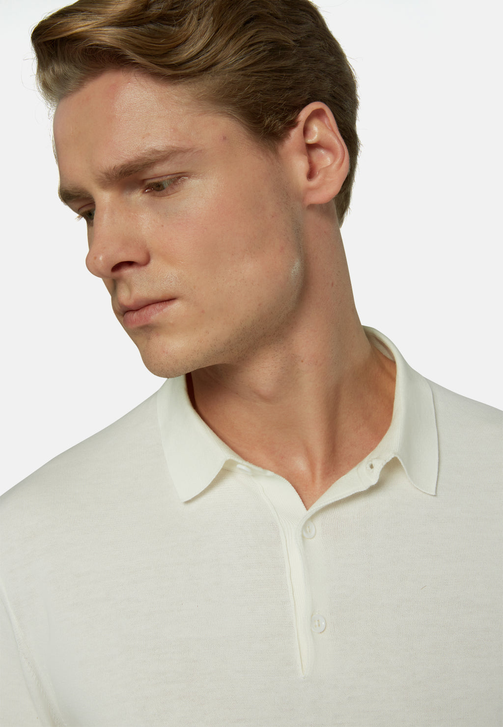 Camiseta Polo Blanca Hombre B.M.