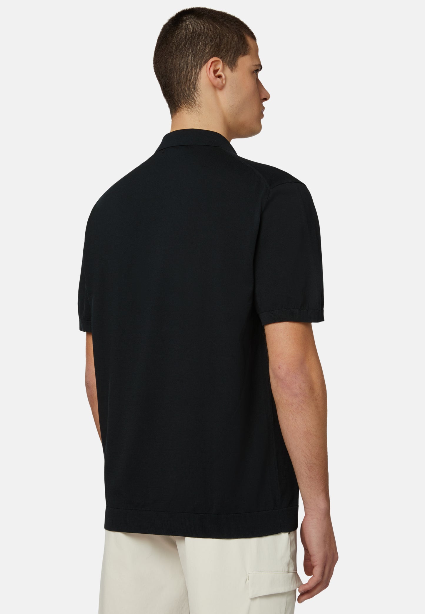 CAMISETA POLO BOGGI NEGRO ALGODON (23P010503)