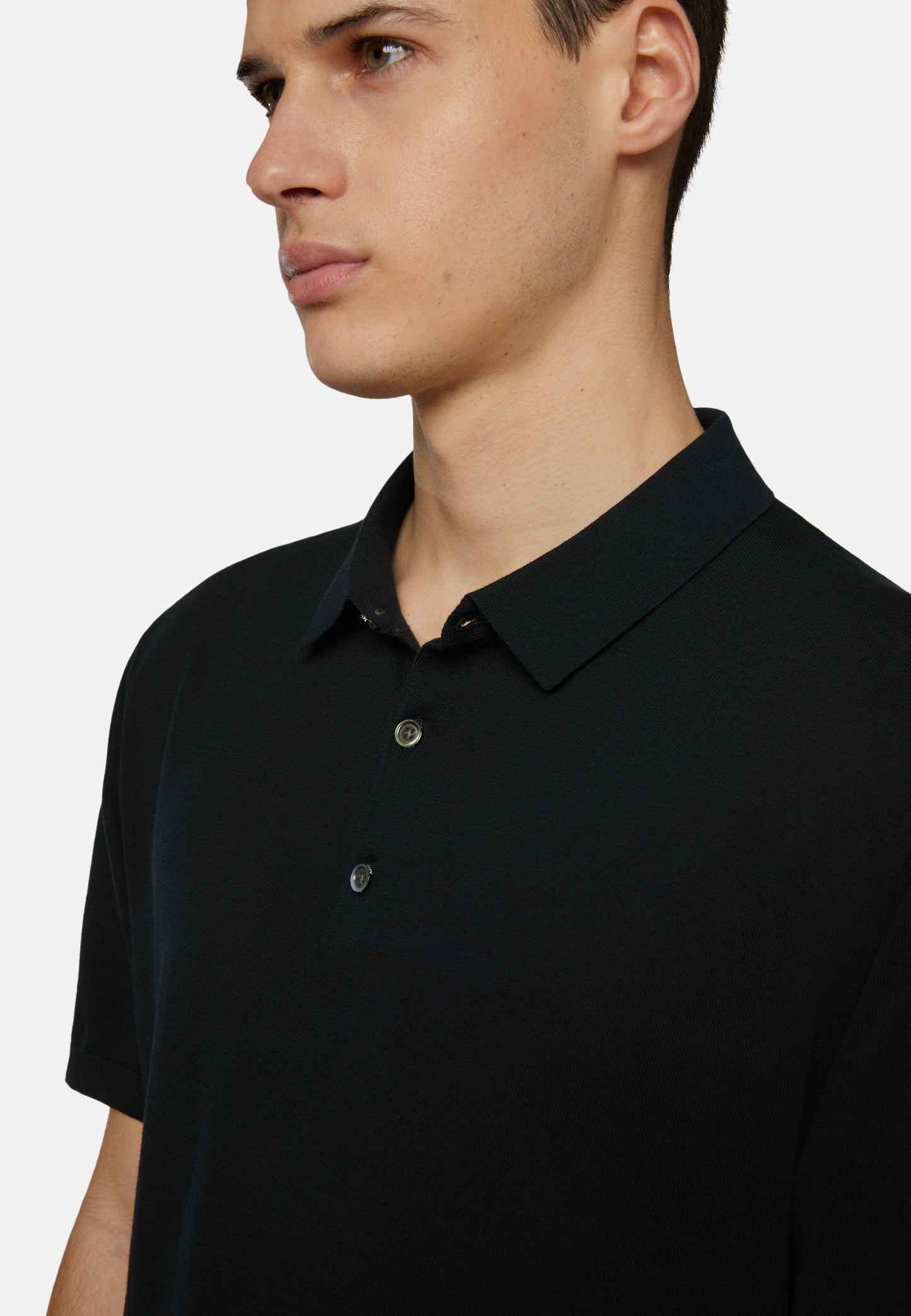 CAMISETA POLO BOGGI NEGRO ALGODON (23P010503)