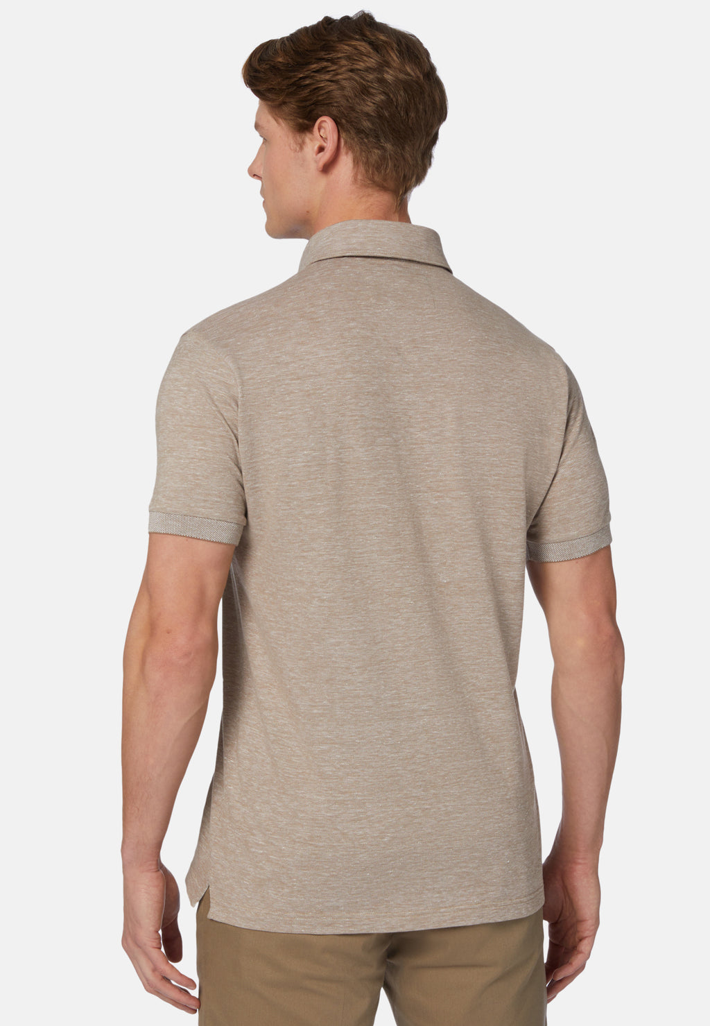 CAMISETA POLO BOGGI CAFE ALG + LINO (P032103)