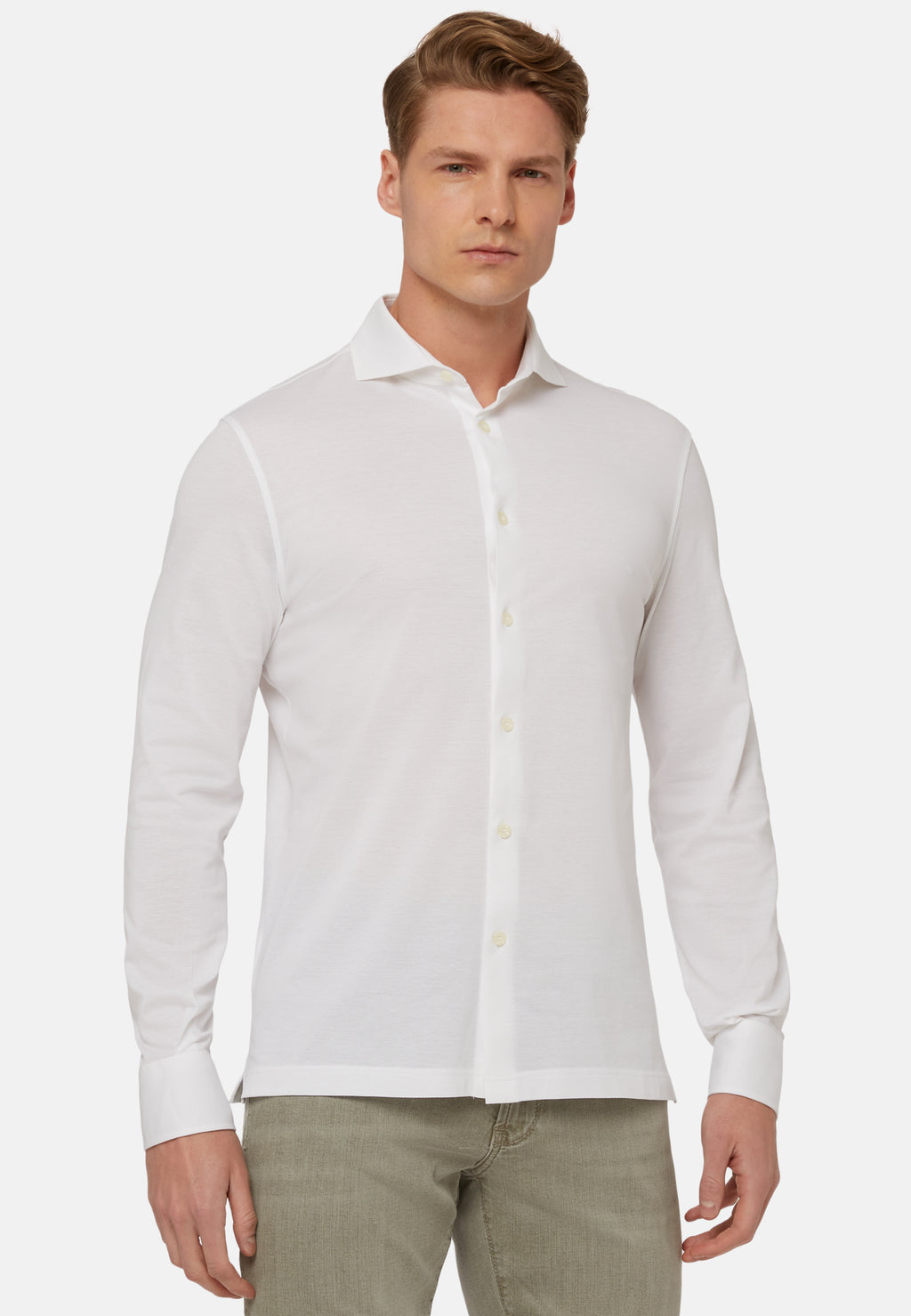 CAMISA BOGGI BLANCO ALGODON (P048101)