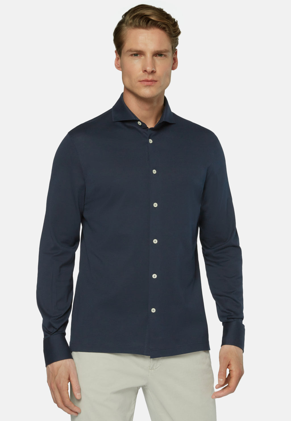 CAMISA BOGGI AZULALGODON (P048102)