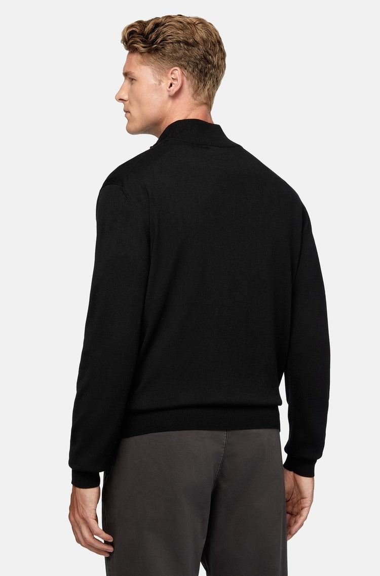 Sweater Halfzip Negro B.