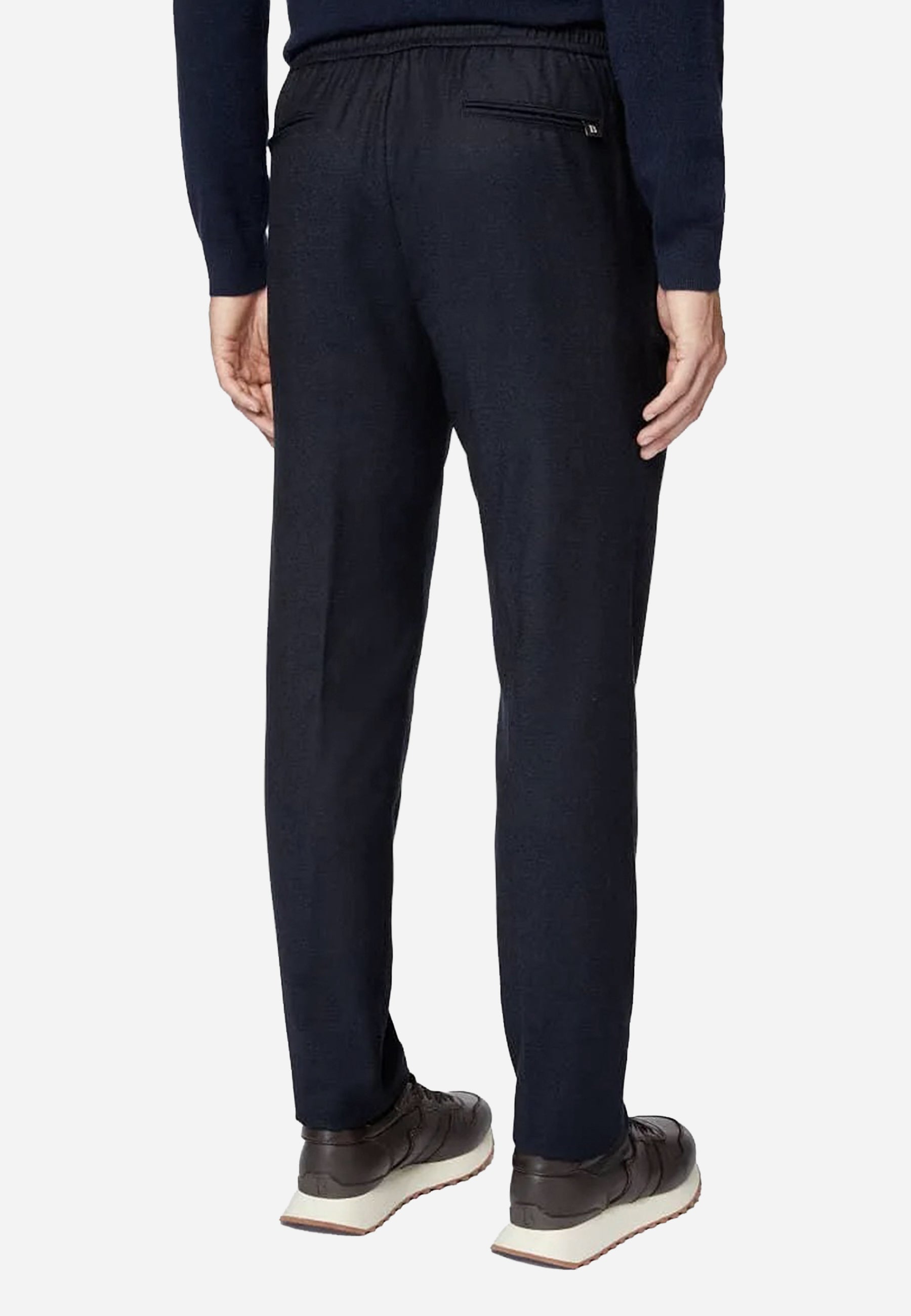 Pantalón Azul Lana Hombre Boggi M.