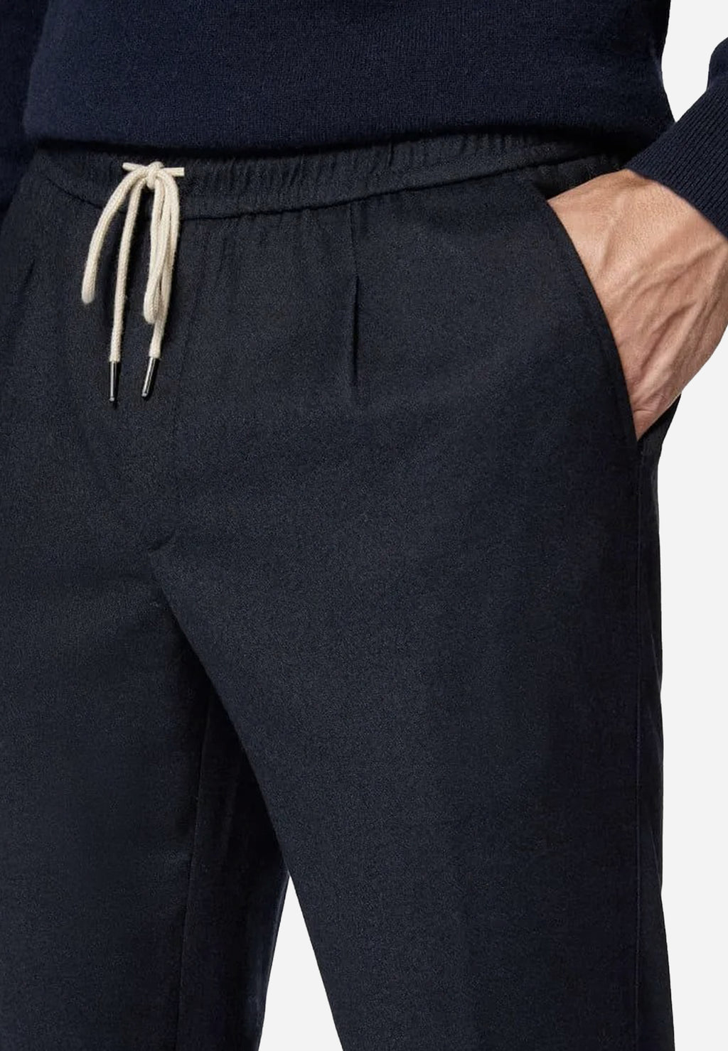 Pantalón Azul Lana Hombre Boggi M.